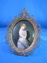 4. Framed Hand Painted Plaque 